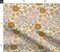 Mustard Gold Blush Western Floral Feminine Meadow Wildflowers Country Custom Printed Fabric by Spoonflower Various Fabrics by the Yard or Fat Quarter